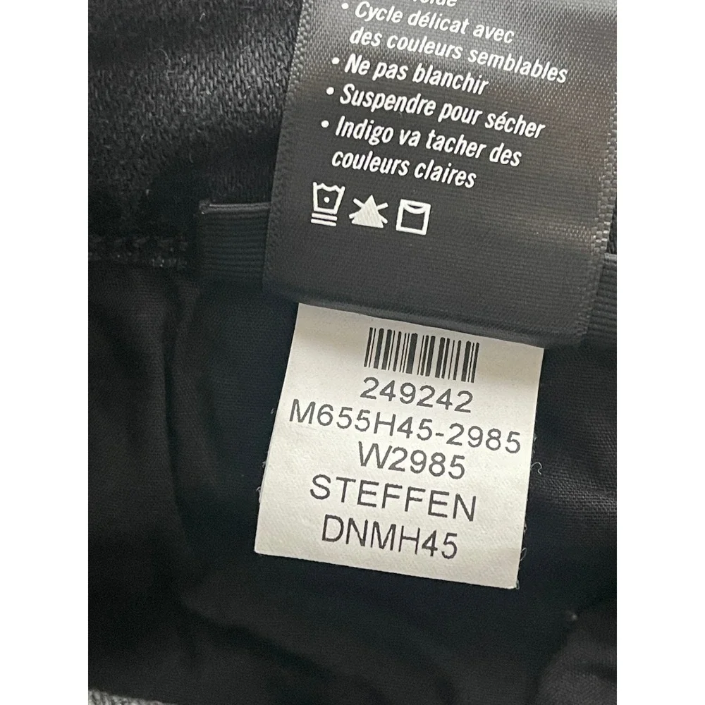 Paige Federal‎ Slim Straight Jeans Mens 36 Steffen Faded Black M655H45-2985